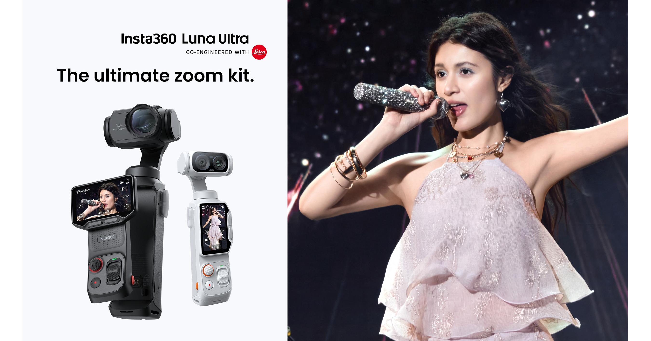 Photo: prnewswire.com Insta360 Luna Ultra Update: 15x Zoom, Stage Mode, and New Telephoto Lens