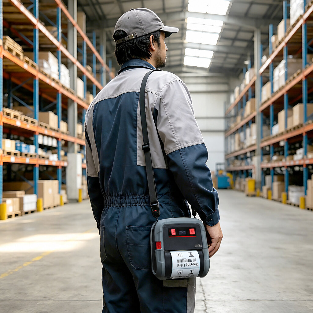 HOIN Launches HOP-HQ400 Industrial-Grade, Drop-Resistant and Water-Resistant 4-Inch Portable Thermal Printer