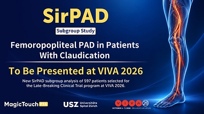 SirPAD Subgroup Study at VIVA 2026 Focuses on Femoropopliteal PAD in Patients With Claudication