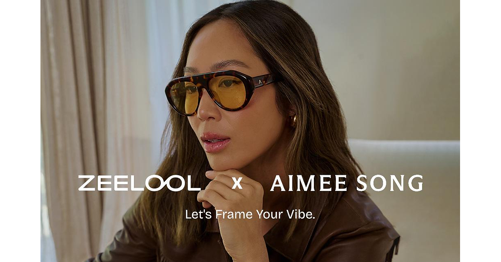 ZEELOOL y Aimee Song lanzan una nueva colección de gafas con el lema "Let's Frame Your Vibe"