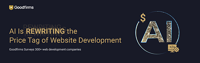 AI Is Rewriting the Price Tag of Website Development: Goodfirms