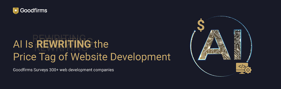 AI Is Rewriting the Price Tag of Website Development: Goodfirms