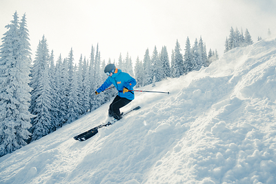 Skier at Vail Mountain.