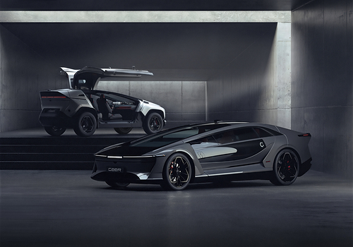 CEER’s EXOBOT electric sedan and SUV embody Saudi innovation and national ambition, combining visionary design, advanced technologies, outstanding performance, and an exceptional driving experience. This image opens in the lightbox