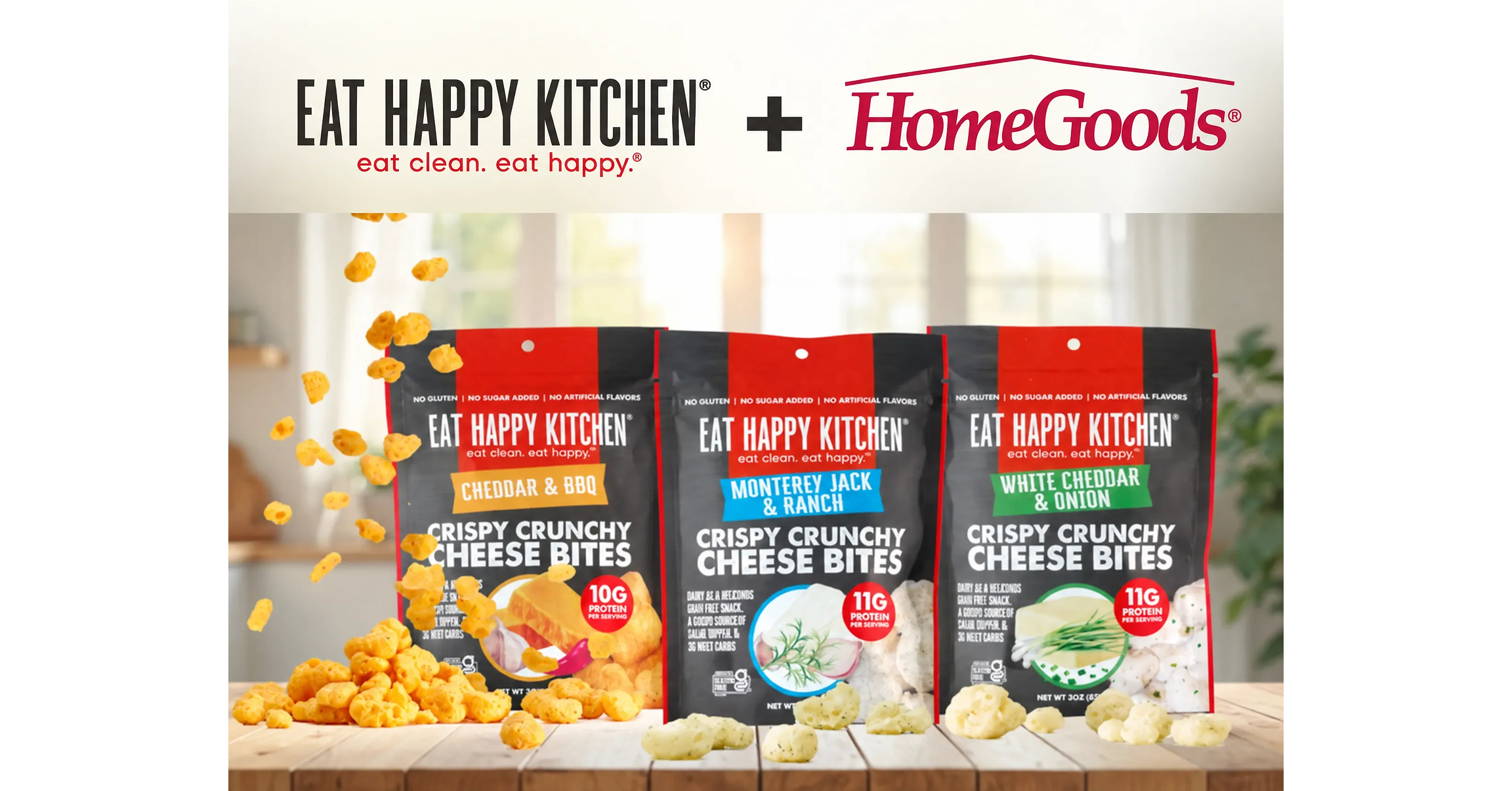 Eat Happy Kitchen Accelerates Retail Expansion Across Three Product Categories with HomeGoods, Hy-Vee and Raley's Distribution