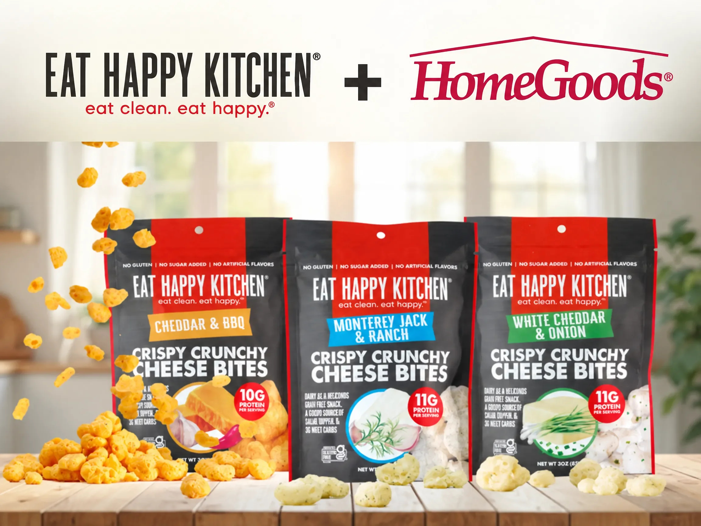 Eat Happy Kitchen Accelerates Retail Expansion Across Three Product Categories with HomeGoods, Hy-Vee and Raley's Distribution