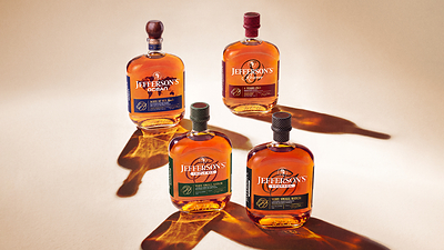 JEFFERSON’S® BOURBON UNVEILS FRESH LOOK ACROSS THE PORTFOLIO AND INTRODUCES AN 8-YEAR AGE STATEMENT FOR JEFFERSON’S® RESERVE