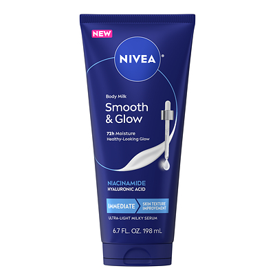 NIVEA Introduces New Smooth &amp; Glow Body Milk to Immediately Smooth Dry, Rough Skin and Deliver 72-Hour Deep Moisture