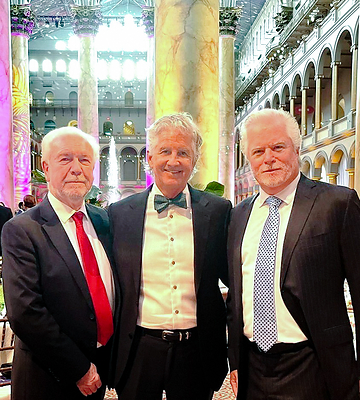 Cizzle Biotechnology PLC Executive Chairman Dr. Allan Syms; Cizzle Bio Inc. Founder and CEO Bill Behnke; and national patient advocate, Gerry McDougall, chairman of the Multiple Myeloma Research Foundation and board member of Conquer Cancer, the ASCO Foundation