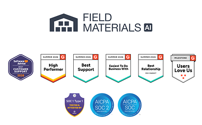 Field Materials AI completes SOC 1 Type 1 and SOC 2 Type 2 audits