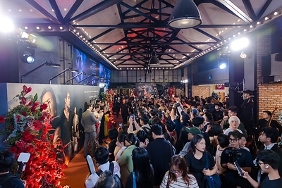 Guests and media gather at the launch of the limited theatrical engagement for "Chrysalis" in Vietnam. Courtesy of WS Productions.