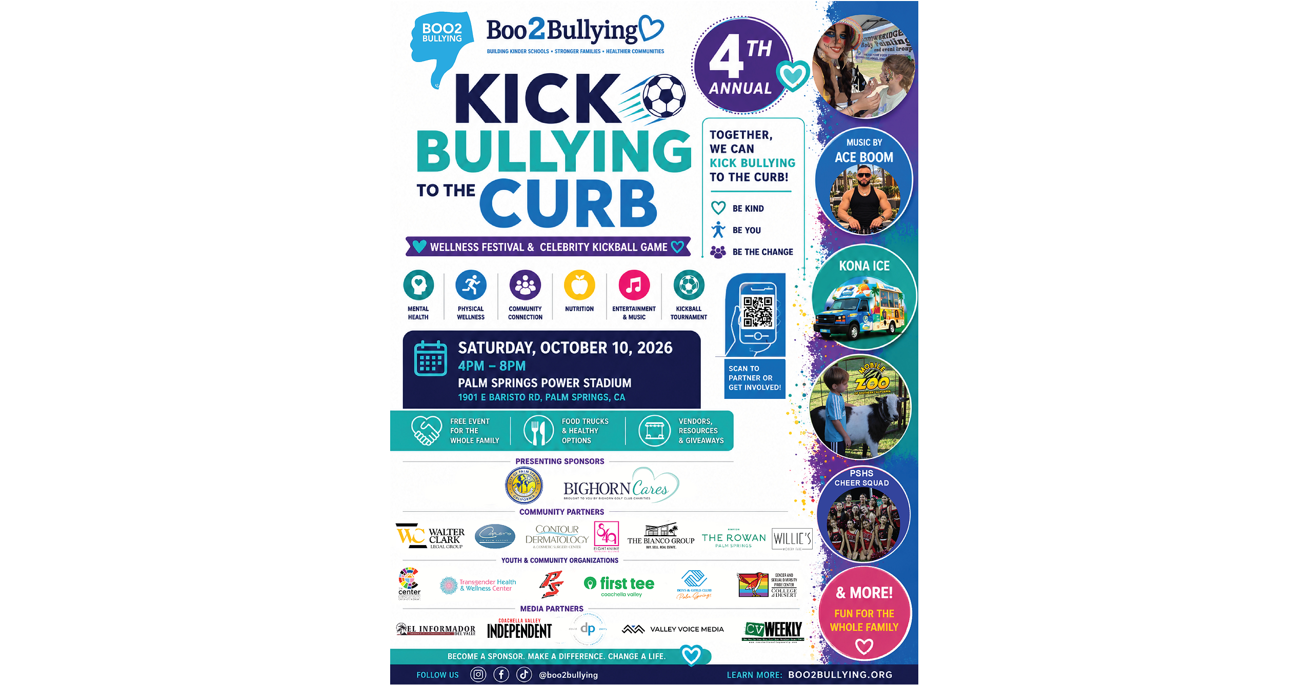 The Law Offices of Eric A. Rudolph Proudly Sponsors Boo2Bullying's 4th Annual "Kick Bullying to the Curb" Event in Palm Springs