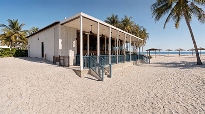 The new Beach Club pairs Holland America Line’s signature palette of blue, orange and cream with natural textures and relaxed, open-air spaces, for a setting that feels distinctly Caribbean. Guests who purchase a day pass for the Beach Club, which will be available for booking in early October, will receive priority tendering from the ship to the island. 