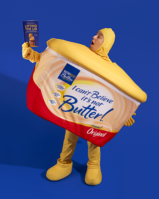 TUBZ has reemerged as America's most unlikely multi-hyphenate: creamy buttery spread, self-help guru, mascot and now published self-help author.