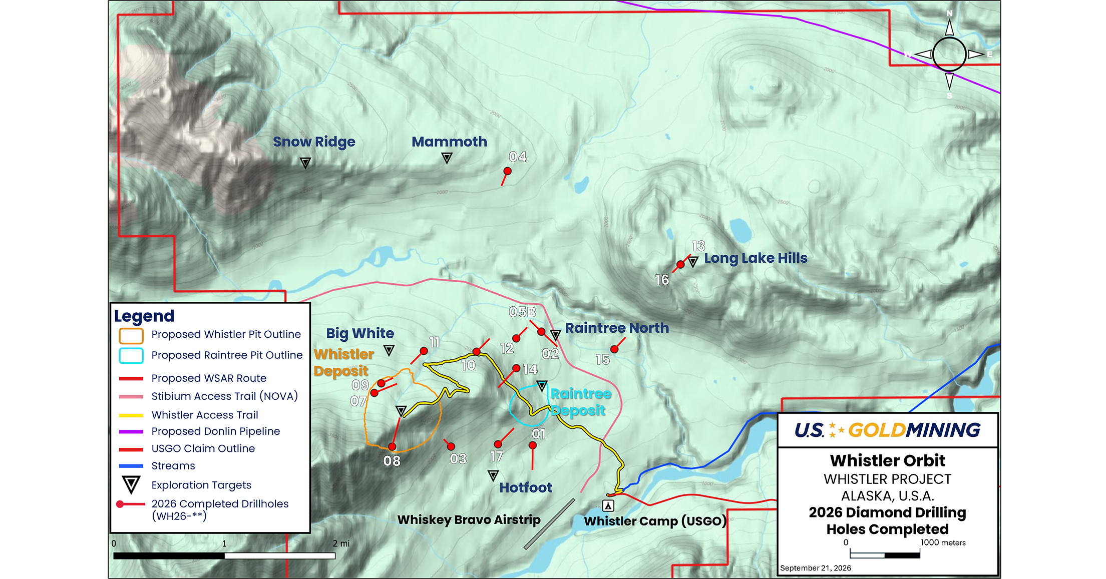 U.S. GoldMining Completes 2026 Drill Program Targeting High-Priority Porphyry Centers at its 100% Owned Whistler Gold-Copper Project, Alaska
