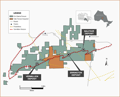 Errington Metals Announces Maiden Mineral Resource Estimate for the Sudbury Basin Project