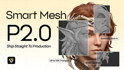 Tripo AI Releases Latest Model Tripo P2.0, Advancing AI 3D Generation with Production-Ready Assets