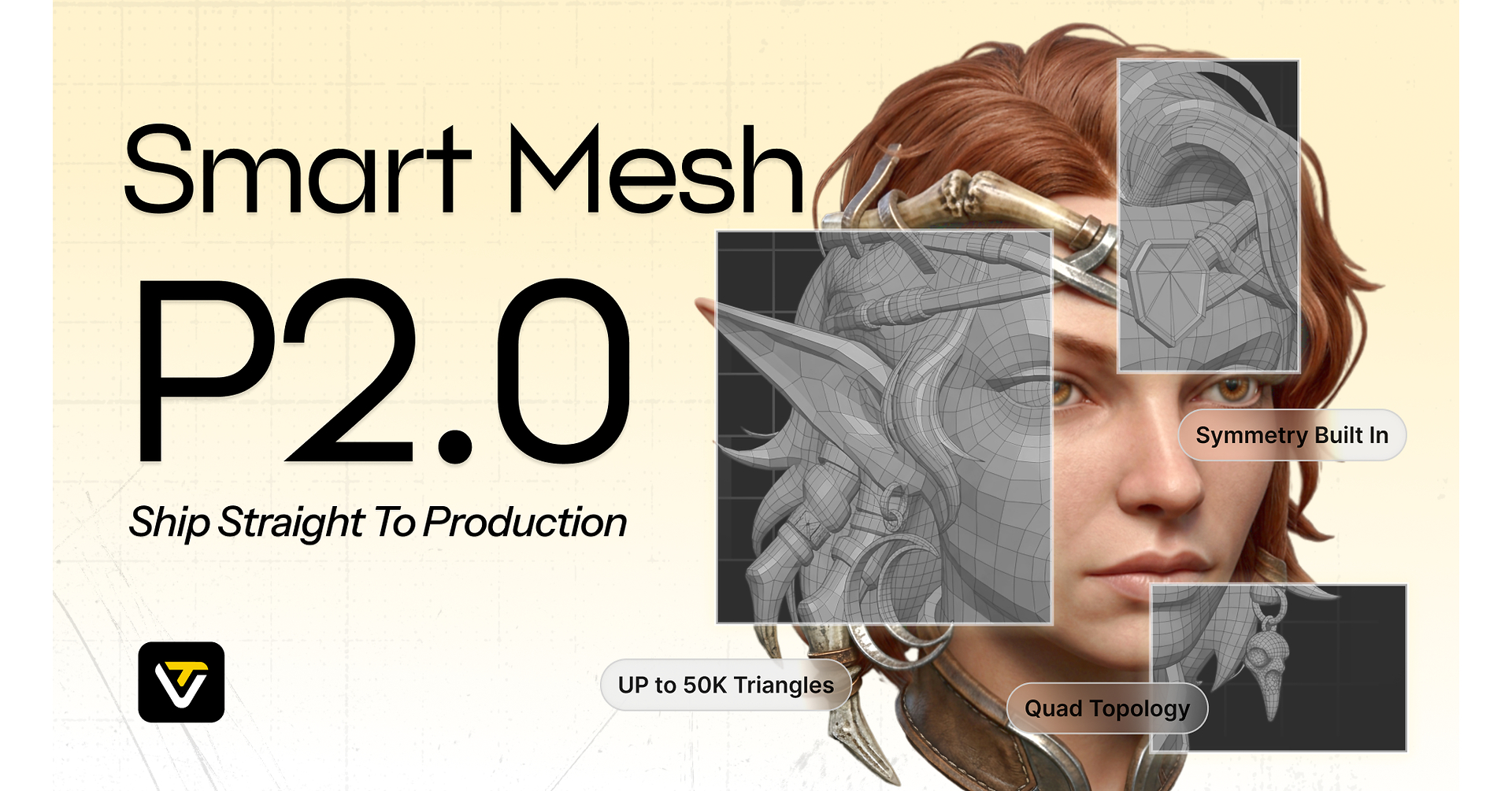 Tripo AI Releases Latest Model Tripo P2.0, Advancing AI 3D Generation with Production-Ready Assets