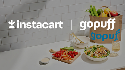 Gopuff will join the Instacart Marketplace and leverage Instacart Carrot Ads to power their retail media business.