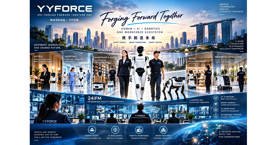 YYForce Unveils 2030 Vision to Build an Integrated Human, AI and Robotics Workforce Ecosystem