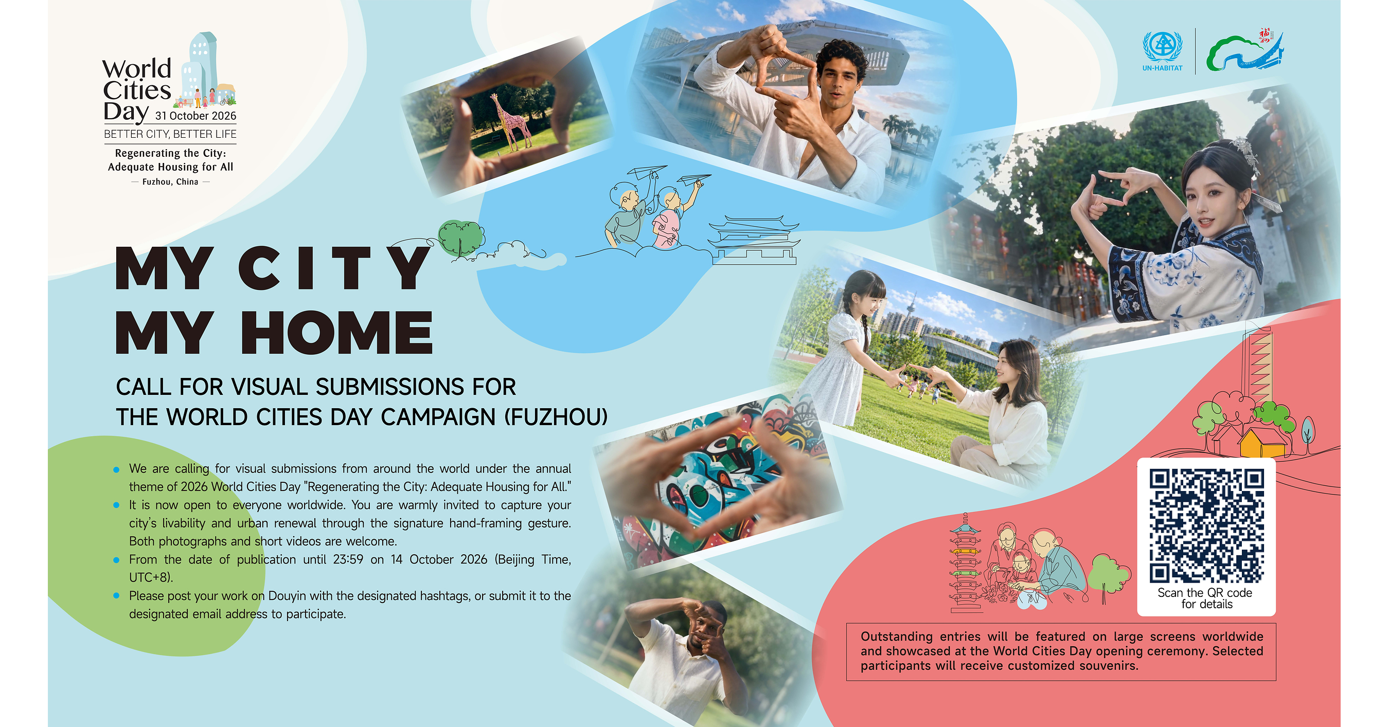 Xinhua Silk Road: My City, My Home global visual submission campaign kicks off in Fuzhou for World Cities Day Xinhua Silk Road: My City, My Home global visual submission campaign kicks off in Fuzhou for World Cities Day