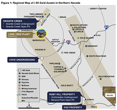 i-80 Gold Announces Initial Assay Results From Mineral Point Open Pit Project in Nevada Including a Step-Out Hole of 1.33 g/t Au and 39.2 g/t Ag Over 225.6 Meters