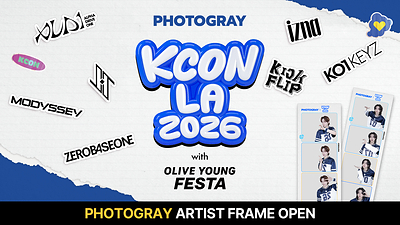 フォトグレイ、「KCON LA 2026」にてアーティストとのコラボフレームをリリース…日本・東京でポップアップストアをオープン
