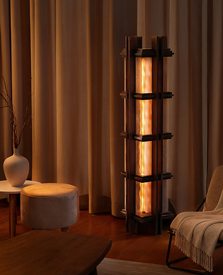 More material: PLA Basic +Walnut · Clear acrylic 