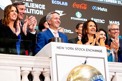 Water Resilience Coalition at the NYSE Sept. 21 Water Resilience Coalition at the NYSE Sept. 21