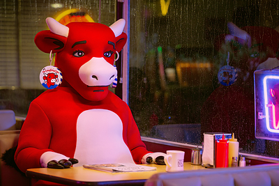 The Laughing Cow® has stopped laughing after more than 100 years. The famously cheerful brand icon has been spotted with a noticeably serious expression in diners, parks and across the brand’s social channels as consumers speculate about what could have caused her sudden mood shift.