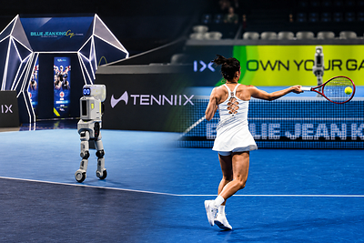 TENNIIX Unveils Embodied AI Tennis Robot at Billie Jean King Cup Finals, Advancing a New Era of Tennis Training