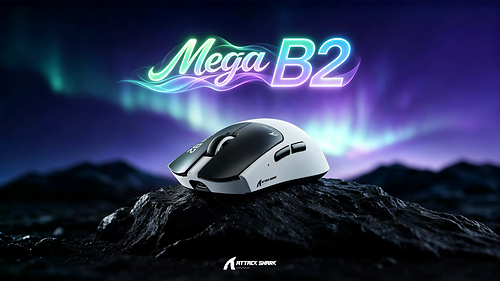 ATTACK SHARK MEGA B2 Combining TMR Technology and Rapid Trigger ATTACK SHARK MEGA B2 Combining TMR Technology and Rapid Trigger