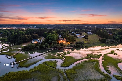 Five-Acre Lowcountry Estate with Private Dock, Marsh Views &amp; Full Lower Level -- 35 Minutes from Charleston