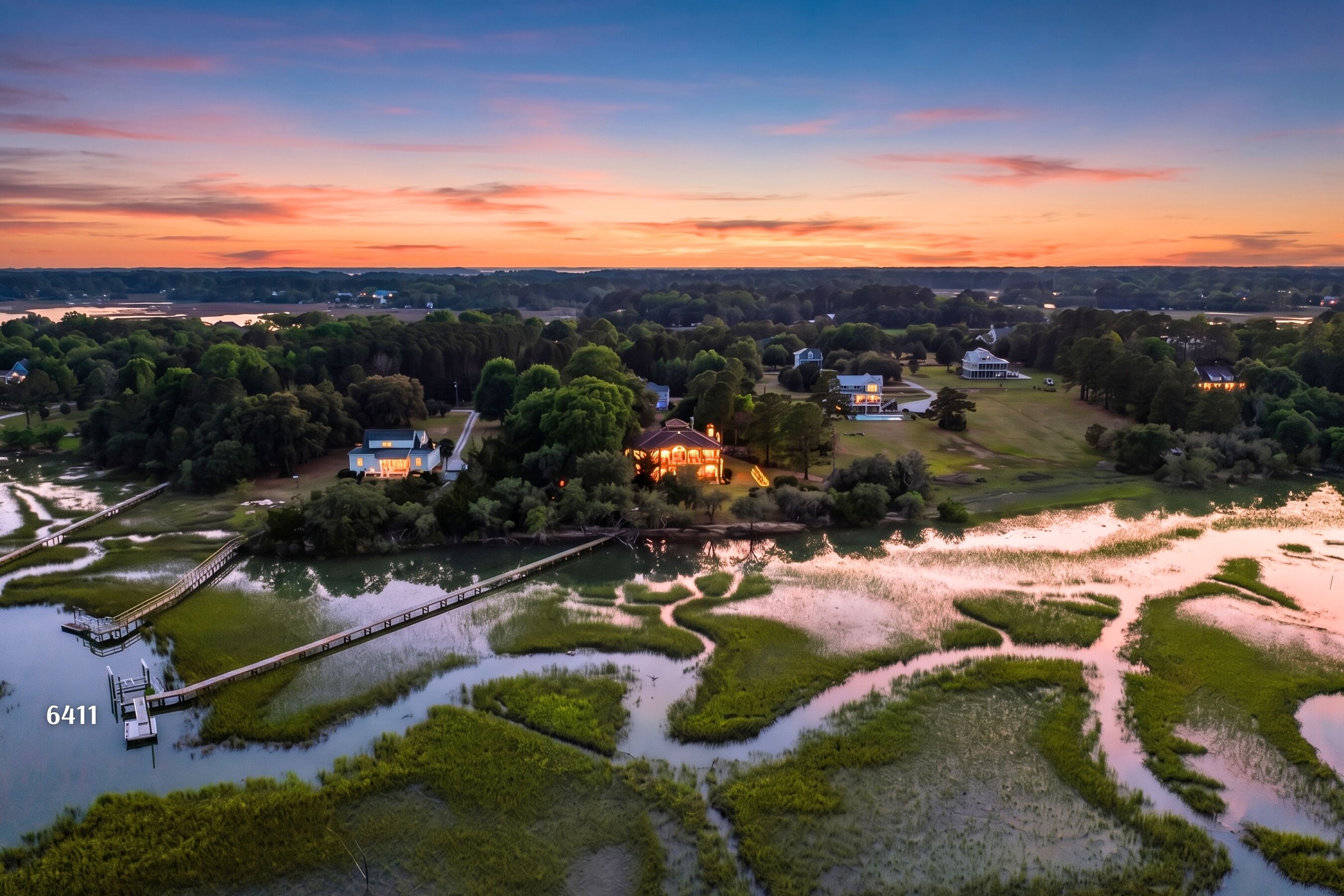 Five-Acre Lowcountry Estate with Private Dock, Marsh Views &amp; Full Lower Level -- 35 Minutes from Charleston