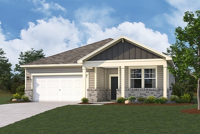 Oakleigh II Plan Exterior Rendering | New Homes in Newton, NC | Hillside Glenn by Century Communities