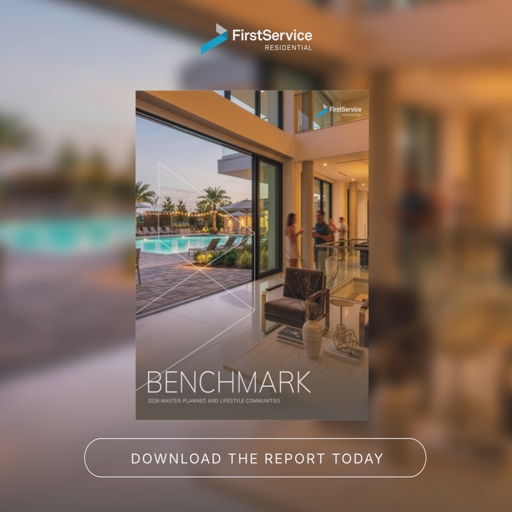 FirstService Residential's 2026 BENCHMARK Master-Planned and Lifestyle Communities report