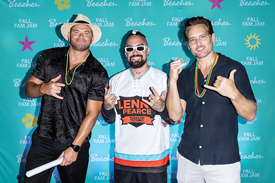 Twilight Actors Kellan Lutz and Peter Facinelli join Lenny Pearce for a VIP meet and greet during Bubbles Before the Beats, the pre-show celebration kicking off Pearce’s Fall Fam Jam 2026 residency at Beaches Turks & Caicos.
