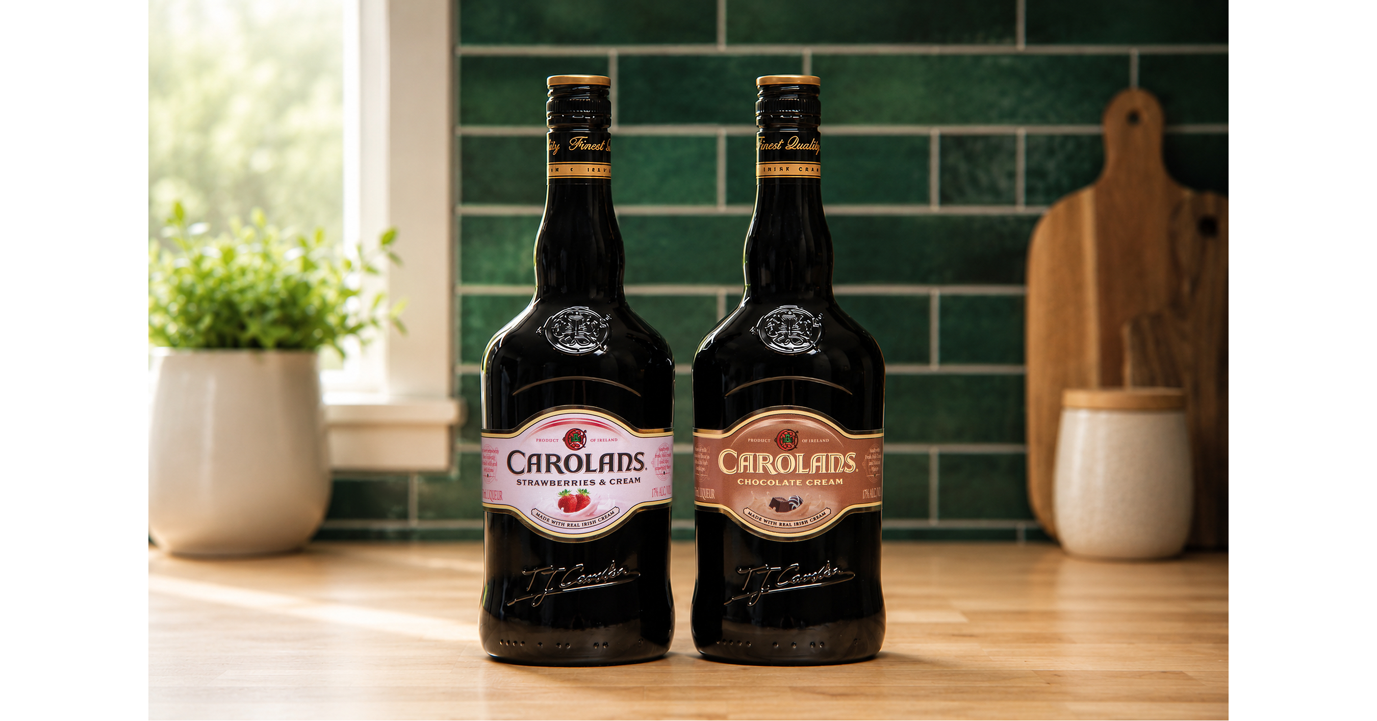 Carolans Irish Cream Welcomes Two Indulgent New Flavors: Strawberries & Cream and Chocolate Cream