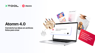 xTool presenta la importante actualización de Atomm y la primera suite de creación con IA del mundo para proyectos creativos