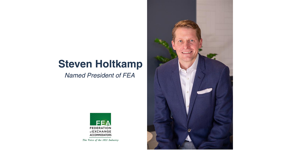 Accruits President, Steven Holtkamp, Elected President of the Federation of Exchange Accommodators