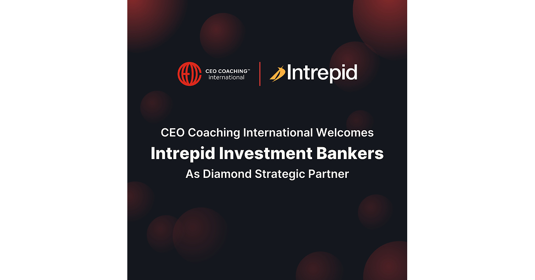 CEO Coaching International Welcomes Intrepid Investment Bankers as Diamond Strategic Partner