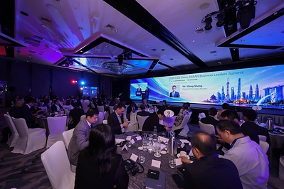 Wang Sheng, Chairman of CGS, delivering the Welcome Remarks at the 2026 CGS China-ASEAN Business Leaders Summit Wang Sheng, Chairman of CGS, delivering the Welcome Remarks at the 2026 CGS China-ASEAN Business Leaders Summit