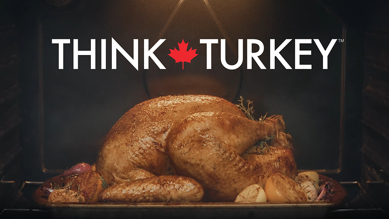 Think Turkey Cheers on Canadian Thanksgiving. 