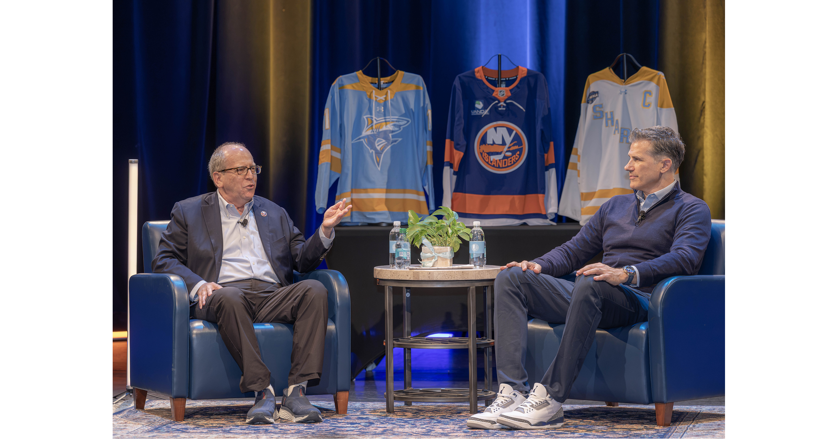 Islanders Co-Owner Jon Ledecky Visits LIU, Named "Honorary Captain" of LIU Hockey