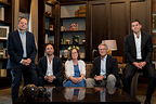 L to R: Simon Naudi, Corinthia Group CEO; Marcus Pisani, C-REV Managing Partner; Karen & Steve Cummings, Carolina Partners Ltd; Alex Chazkel, C-REV Managing Partner