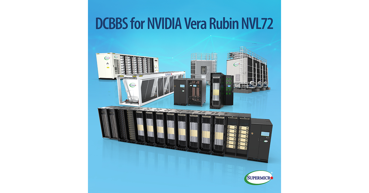 Supermicro Now Shipping NVIDIA Vera Rubin NVL72 Racks