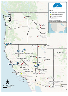 Blue Moon Acquires the Turner Copper-Gold VMS Deposit to Further Advance its Western U.S. Critical Mineral Hub and Spoke Model