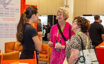 Attendees connect at the GOFO booth during PARCEL Forum 2026 in Orlando. (Photo: GOFO)
