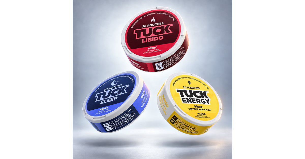 TUCK Launches the First 10-Category Functional Pouch Brand, the Widest Nicotine-Free Lineup on the Market