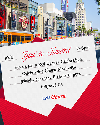 INABA Churu Red Capet Invitation!